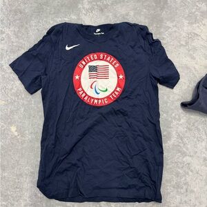 Nike Navy USA Paralympic Logo Tee